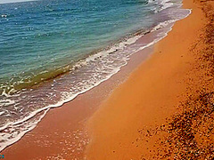 Cum Panties - Stranger Cum In My Panties On The Beach Risky Public Creampie