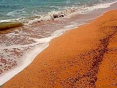 Cum Panties - Stranger Cum In My Panties On The Beach Risky Public Creampie