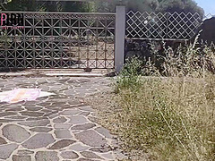 Public Fucking On The Road Risky, Creampie And Piss At He End. Holidays 2020 Unicporn Couple