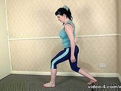 Suzie comes home from a walk to strip naked