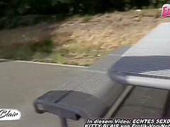 Creampie Outdoor Wald Gangbang With German Amateur Slut