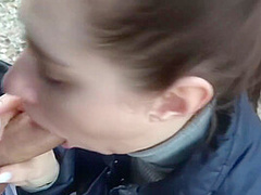Teen Suck In The Forest