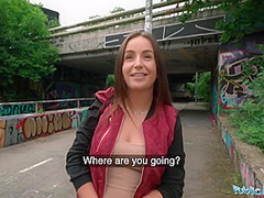 Loves Getting Her Pussy Fucked Hard In A Tunnel With Lenna Ross