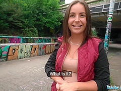 Loves Getting Her Pussy Fucked Hard In A Tunnel With Lenna Ross