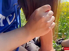 Im Horny Stop Walking And Fuck Me! Amateur Couple Hiking Adventure