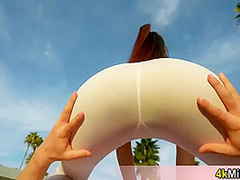 Beautiful Brunette Yoga Intructor Chloe Cant Hide Her Nymphomaniac Personality