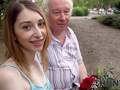 Man Penetrates The Skinny Chick In Front Of Her Old Bf