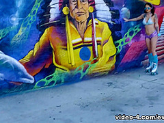 Maddy May in BTS-Maddy May's Mayhem Sc.1: DP & Facial