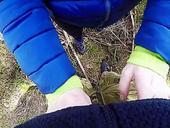 Spring Walk Turned Into Risky Sex In The Park - Doggy Fuck Pov