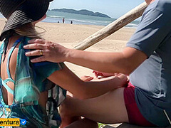 She Loves Doing Anal In Public On The Beach - Real Amateur