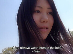 Japanese graduate student JAV debut sex under the blue sky