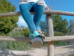 I Show You My Feet In The Open Air! Enjoy It!