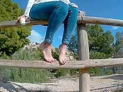 I Show You My Feet In The Open Air! Enjoy It!