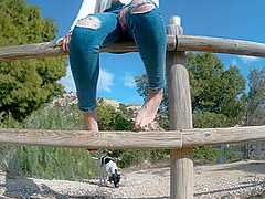 I Show You My Feet In The Open Air! Enjoy It!