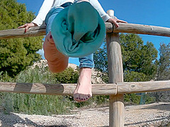 I Show You My Feet In The Open Air! Enjoy It!