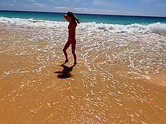 Cabo Verde Nude Beach With Leona Mia