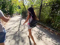 The Girl Showed Us The Way And We Thanked Her With Dicks In Her Mouth