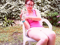 After Drinking A Drink I Piss In A Garden In Front Of Everyone!