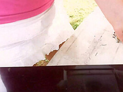 After Drinking A Drink I Piss In A Garden In Front Of Everyone!