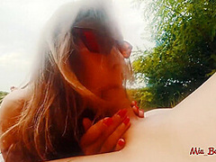 Public Anal Fuck On The Beach With Cumshot On Fitness Body - Mia Bandini