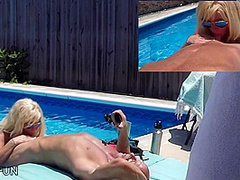 Bikini Photo Shoot Turns To Pool Pounding...video Glasses Pov !!!