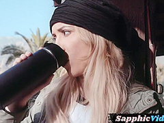 Kinky Dykes Pussylicking And Fingering In Outdoor Couple