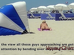 Im An Exhibitionist Wife At The Nude Beach For All The Voyeurs!!!