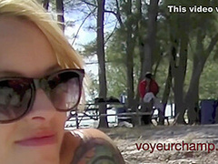 Im An Exhibitionist Wife At The Nude Beach For All The Voyeurs!!!