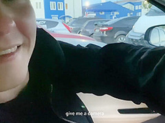 Russian Blogger Got Slut To Have A Blowjob In The Car. With Conversations. Your-porn