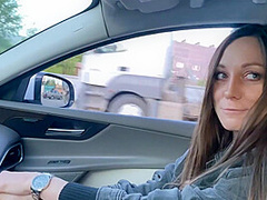 Russian Blogger Got Slut To Have A Blowjob In The Car. With Conversations. Your-porn
