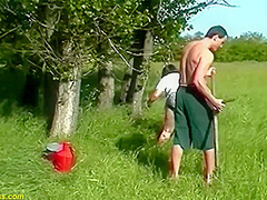 bbw mature outdoor anal fucked