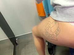 Amateur Couple Fucks And Sucks In A Clothing Room - We Almost Got Caught