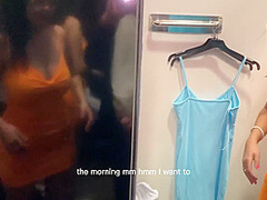 Amateur Couple Fucks And Sucks In A Clothing Room - We Almost Got Caught