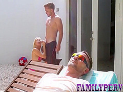 Stepdaughter Gets Facial