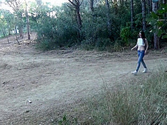 Victor Bloom In Young American Eats A Good Cock While Walking In The Mountains. With