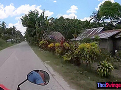 Blowjob In Public From His Sexy Asian Girlfriend Somewhere In Thailand
