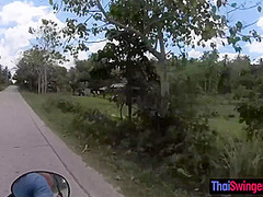 Blowjob In Public From His Sexy Asian Girlfriend Somewhere In Thailand