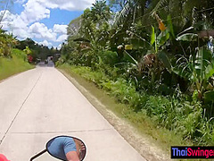 Blowjob In Public From His Sexy Asian Girlfriend Somewhere In Thailand