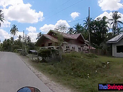 Blowjob In Public From His Sexy Asian Girlfriend Somewhere In Thailand