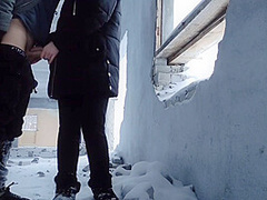 Fuck My Girlfriend In An Abandoned Building And Cum On Her