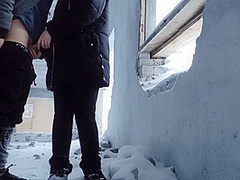 Fuck My Girlfriend In An Abandoned Building And Cum On Her