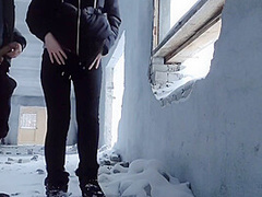 Fuck My Girlfriend In An Abandoned Building And Cum On Her