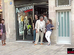 Public ballgagged slut fucked and flogged in rough BDSM sex