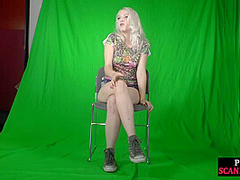 Public deepthroating BDSM slut sucks 2 cocks outdoor