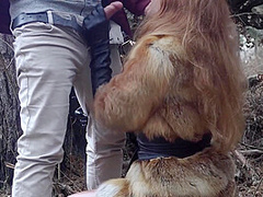 Outdoor Sex With Redhead Teen In Winter Forest. Risky Public Fuck - Otta Koi