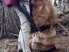 Outdoor Sex With Redhead Teen In Winter Forest. Risky Public Fuck - Otta Koi