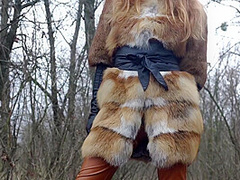 Outdoor Sex With Redhead Teen In Winter Forest. Risky Public Fuck - Otta Koi
