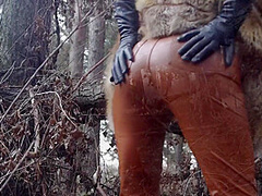 Outdoor Sex With Redhead Teen In Winter Forest. Risky Public Fuck - Otta Koi