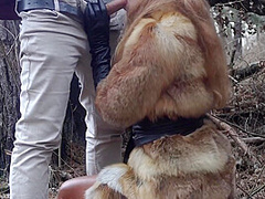Outdoor Sex With Redhead Teen In Winter Forest. Risky Public Fuck - Otta Koi