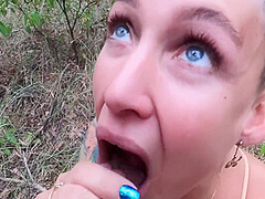 Someone Is Watching Us When I Suck My Husbands Cock And Swallow His Cum 8 Min
